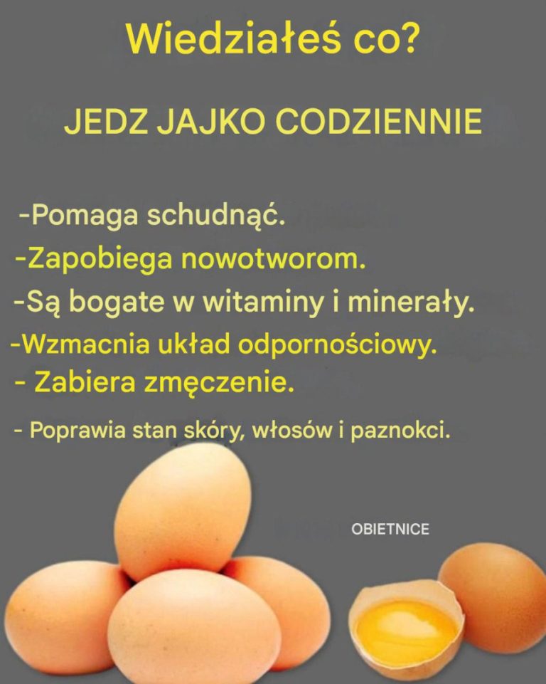 JEDZ JAJKO CODZIENNIE – Klucz do Lepszego Zdrowia i Dobrego Samopoczucia