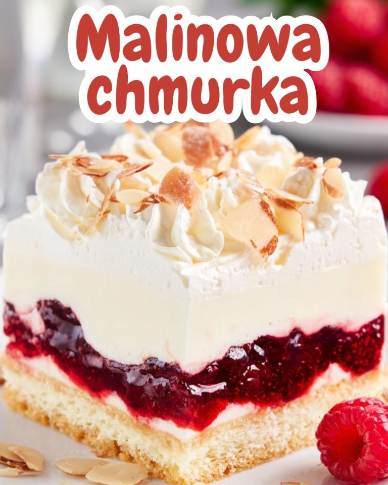 Malinowa Chmurka z Kruchą Bezą