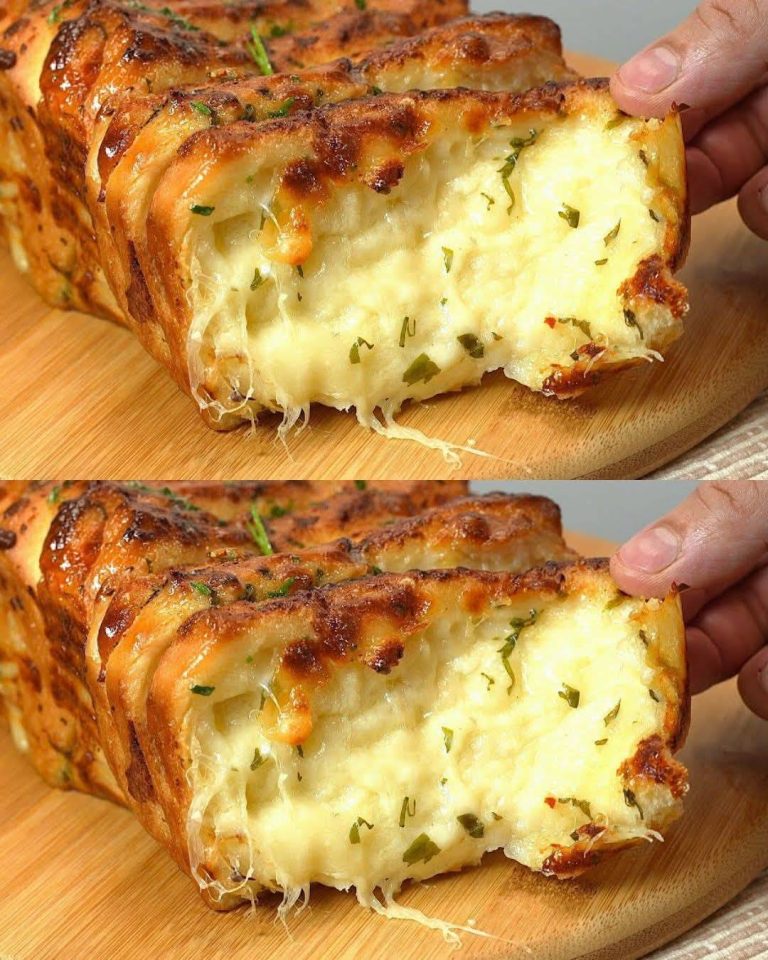 Chleb czosnkowy z serem