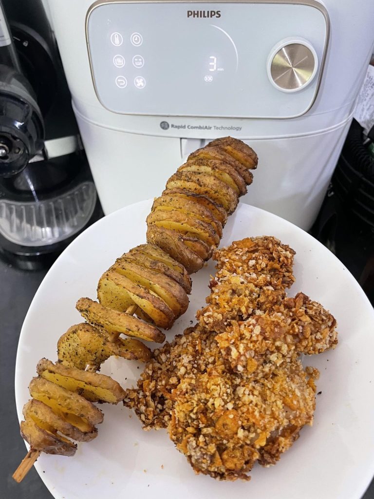 spiralne ziemniaki na patyku