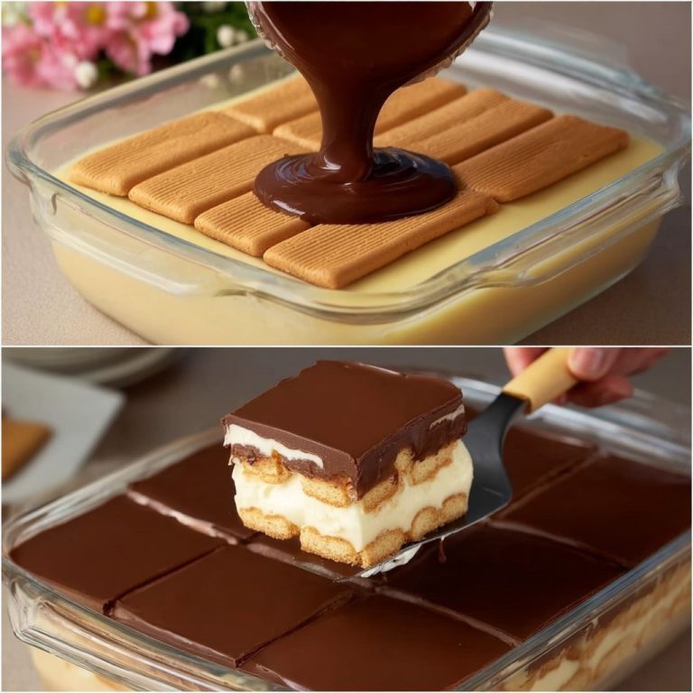 Zimne ciasto z herbatnikami Maria – klasyk od babci