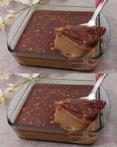 Kremowy deser kawowo-czekoladowy z orzeszkami ziemnymi