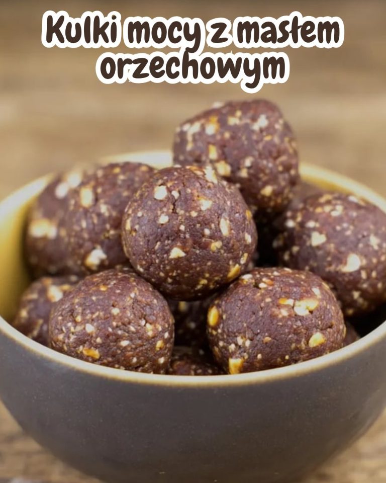 Kulki Mocy z Masłem Orzechowym