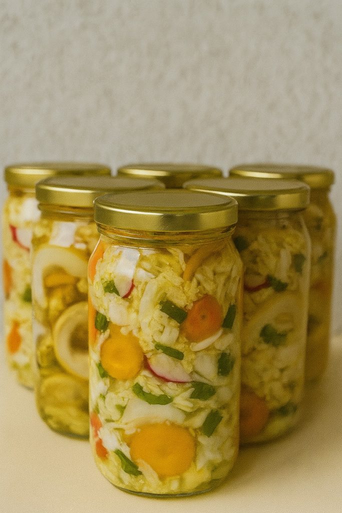 Sałatka z kapusty pekińskiej na zimę (do słoików na zimę)