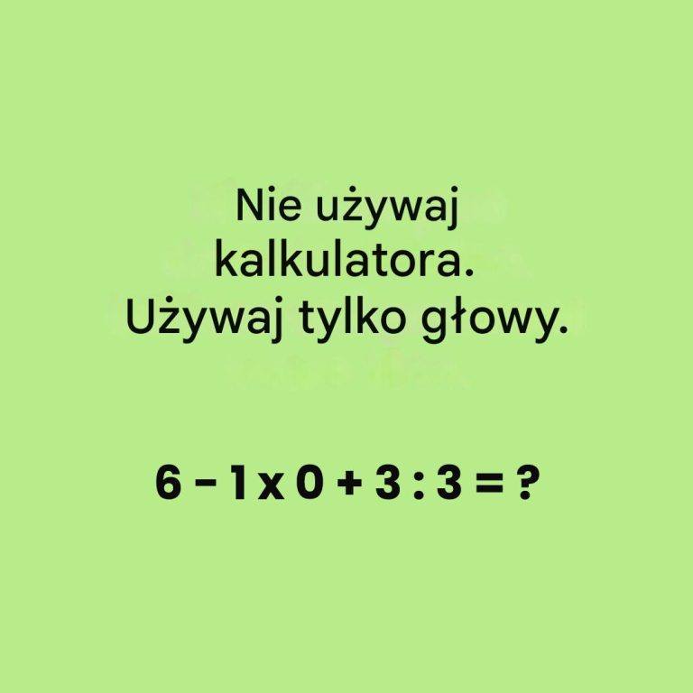 Rozwiąż tę łamigłówkę matematyczną dla szkoły średniej w mniej niż 10 sekund