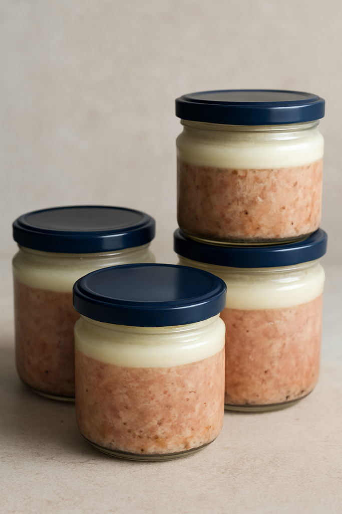 Domowa konserwa mięsna w słoiku